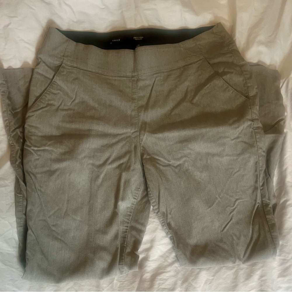 Simply Vera Vera Wang Gray Ankle Pants